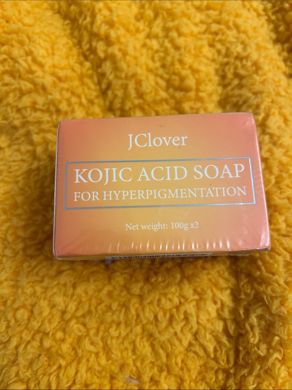 Love Kojic Acid Soap Bar - Orange